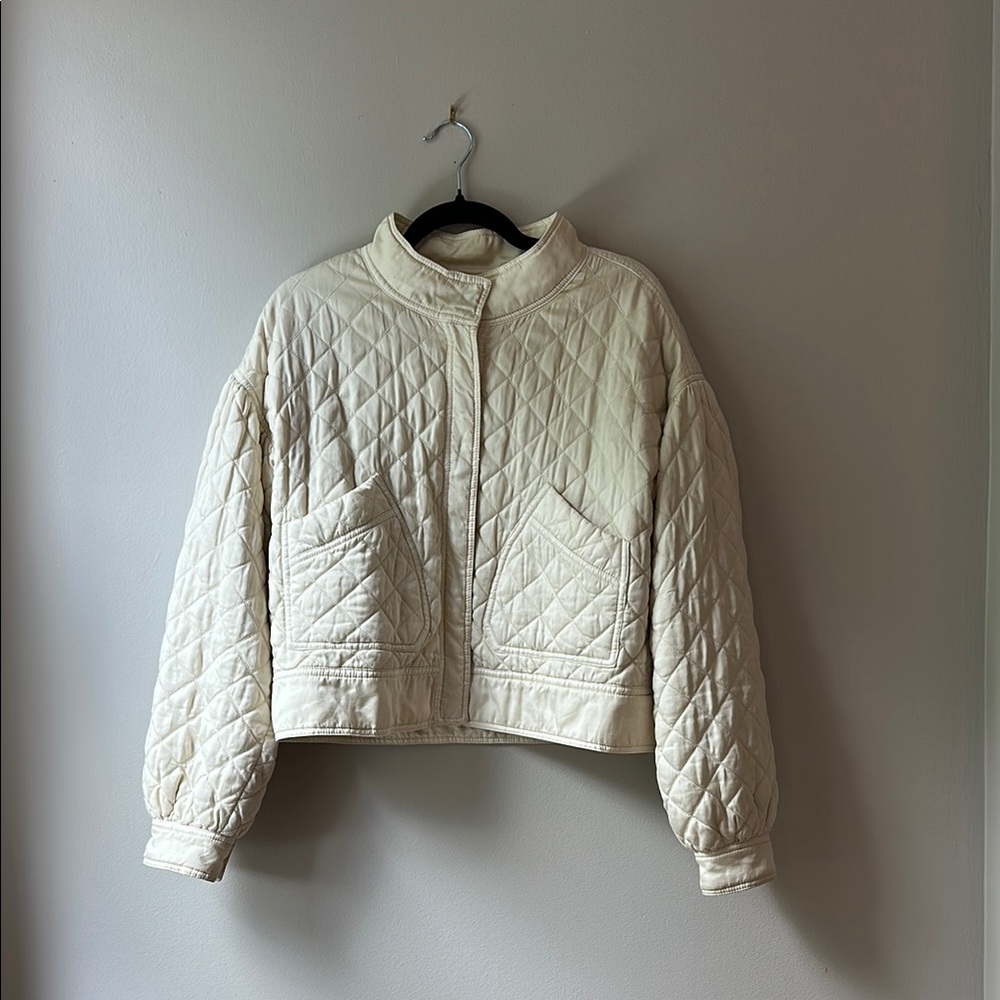 Marrakech Cream Quilted Lightweight Women's Jacket